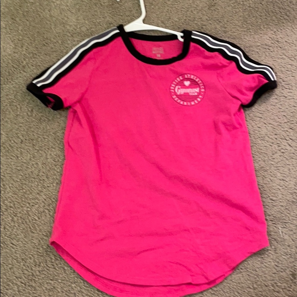 Kids Pink Gymnastics T-shirt